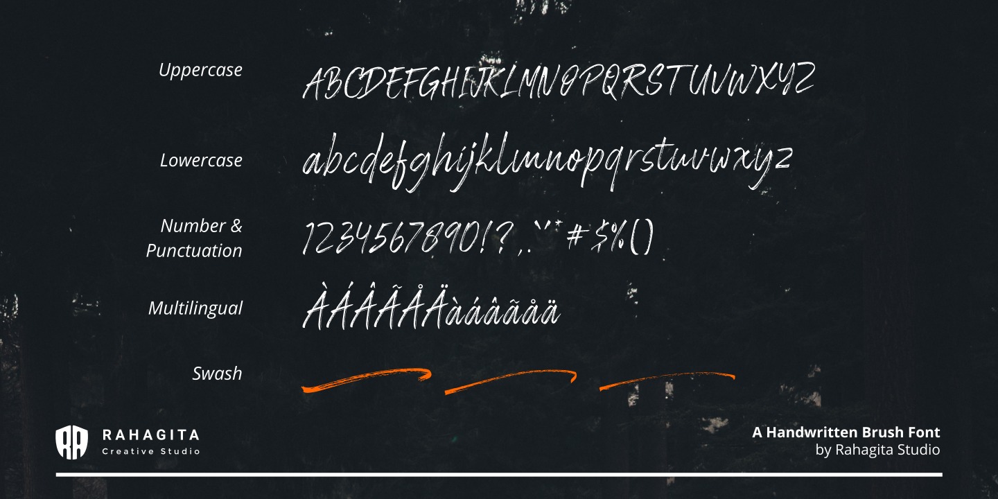 Пример шрифта Wandhen Regular
